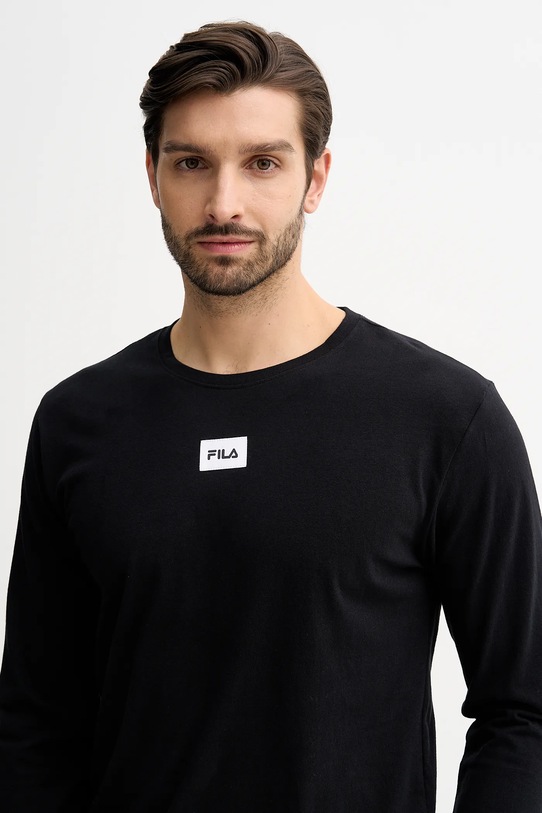 Odzież Fila piżama bawełniana FPW1232 czarny