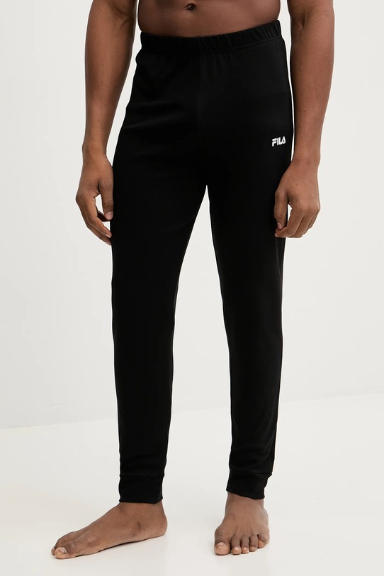 Fila piżama bawełniana czarny FPW1234