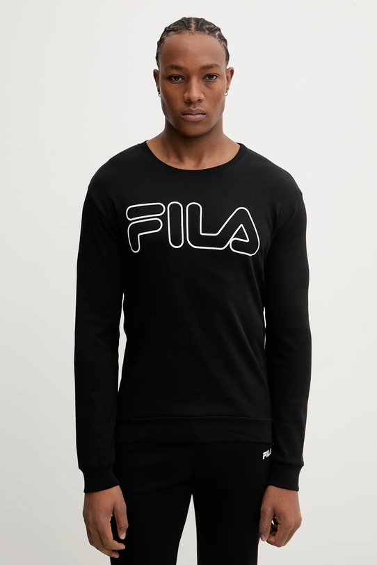 Fila piżama bawełniana FPW1235 czarny AW25