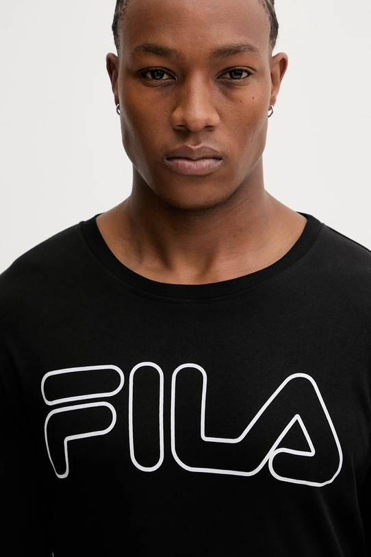 Fila piżama bawełniana FPW1235 czarny