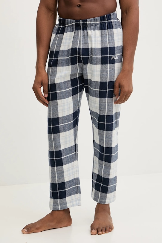 Fila pijamale de bumbac burgundia FPW1237