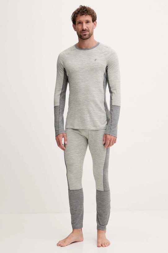 Peak Performance tricou funcțional cu mânecă lungă din lână Magic G80935 gri AW25
