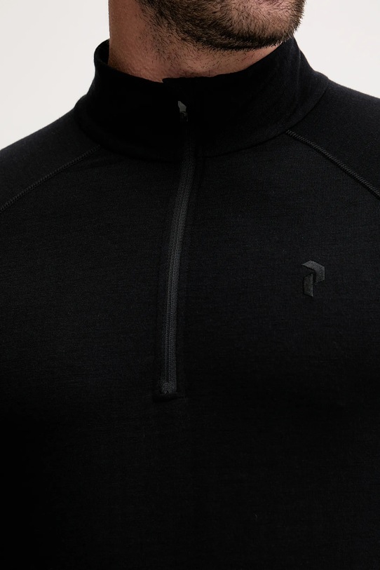Peak Performance longsleeve funkcyjny z dodatkiem wełny Magic G80934 czarny
