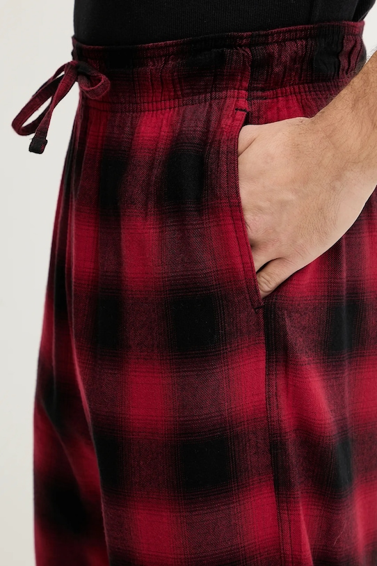 Hollister Co. spodnie piżamowe bordowy KI313.5001.506