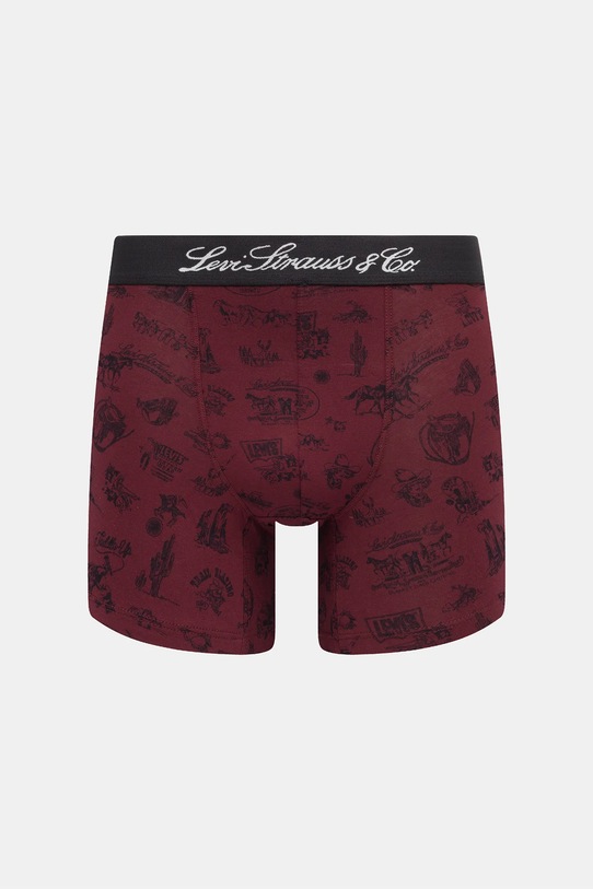 Levi's boxer pacco da 2 37149.1183 granata AW25