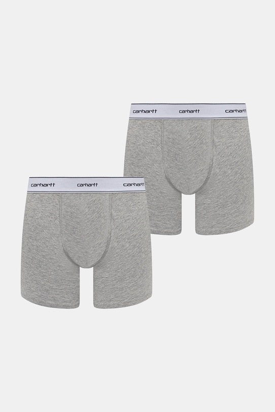Carhartt WIP bokserki Cotton Trunks 2-pack dzianina szary I029375.14FXX