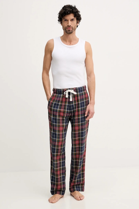 Abercrombie & Fitch spodnie piżamowe KI113.5009.509 niebieski AW25