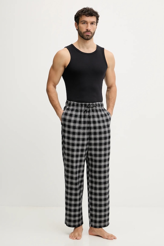 Hollister Co. spodnie piżamowe KI313.5009.908 czarny AW25