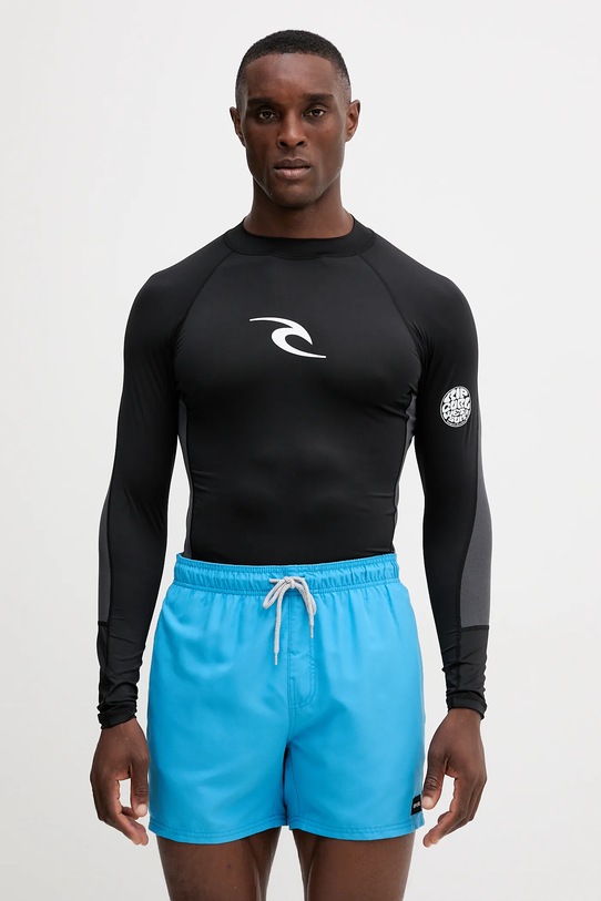 Rip Curl longsleeve de baie sporturi acvatice negru 16FMRV