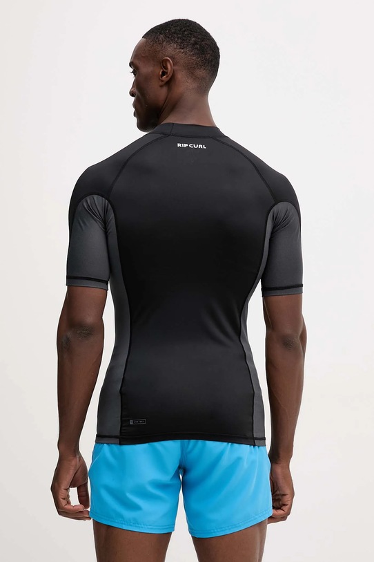 Îmbrăcăminte Rip Curl tricou de înot WAVES UPF 16MMRV negru
