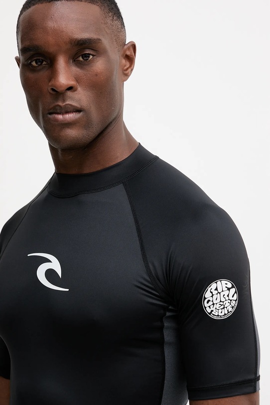 Rip Curl tricou de înot WAVES UPF negru 16MMRV