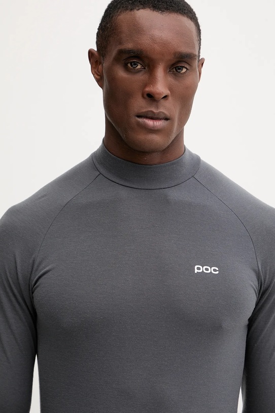 POC longsleeve funkcyjny z dodatkiem wełny szary 57032