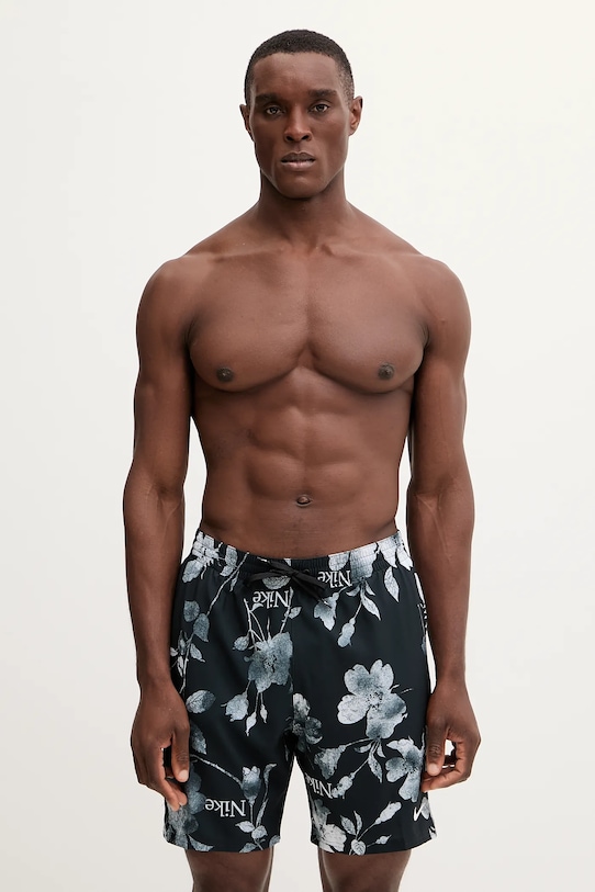 Nike pantaloni scurti de baie cu modele verde NESSF541