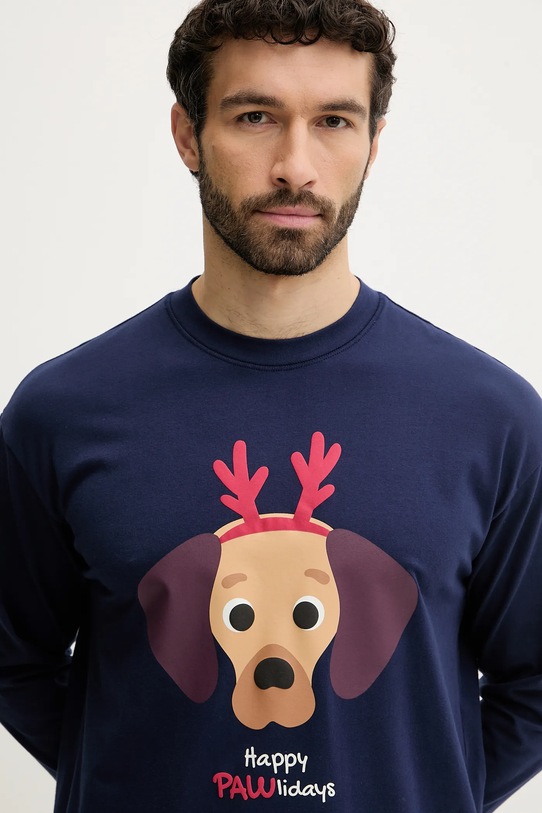 United Colors of Benetton piżama 3DKE4P034 granatowy