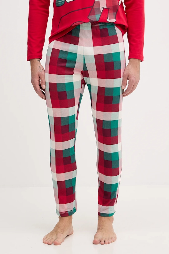 Ρούχα Βαμβακερές πιτζάμες United Colors of Benetton 3P054P033 κόκκινο
