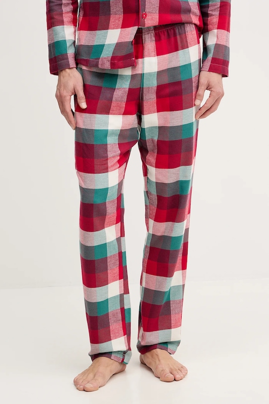 United Colors of Benetton piżama bawełniana czerwony 40EP4P00C