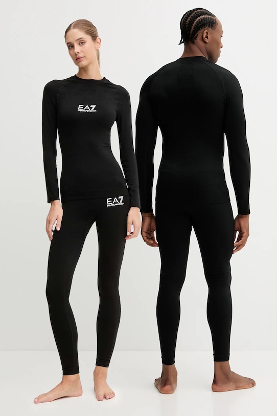 Funkčná bielizeň EA7 Emporio Armani zimný šport čierna AF17076.7X000227