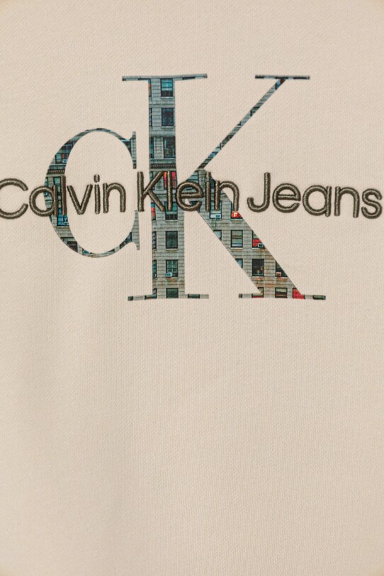 Băieți Calvin Klein Jeans bluză IB0IB02524.9BYA bej