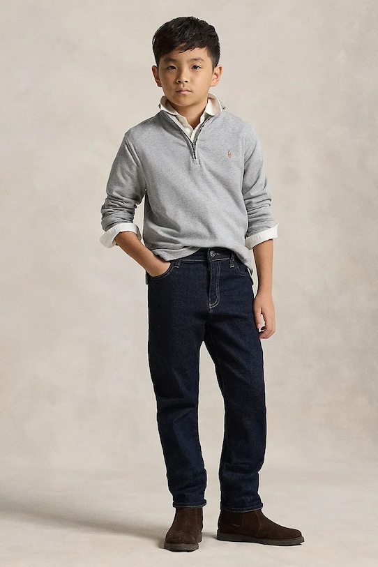 Polo Ralph Lauren felpa grigio 323952436002