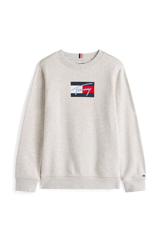 Детская хлопковая кофта Tommy Hilfiger KB0KB09741.128.176.9BYA белый AW25