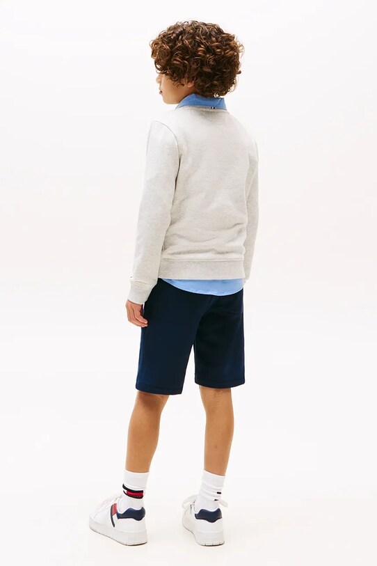 Детская хлопковая кофта Tommy Hilfiger белый KB0KB09741.128.176.9BYA