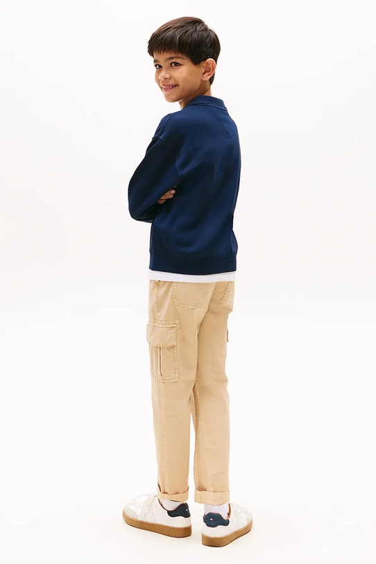 Хлопковая кофта Tommy Hilfiger тёмно-синий KB0KB09805.9BYA