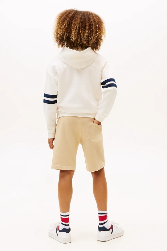 Хлопковая кофта Tommy Hilfiger бежевый KB0KB09742.9BYA