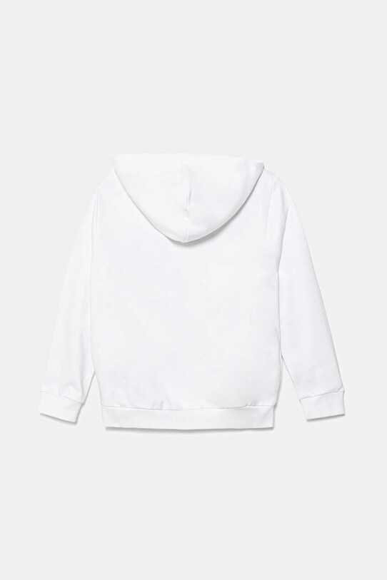 Детски памучен суичър Guess L5YQ01.KAD74.9BYA бял AW25