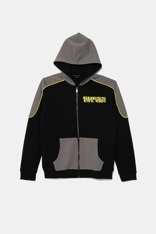 Guess felpa per bambini con nero L5YQ02.KCCH0.9BYA