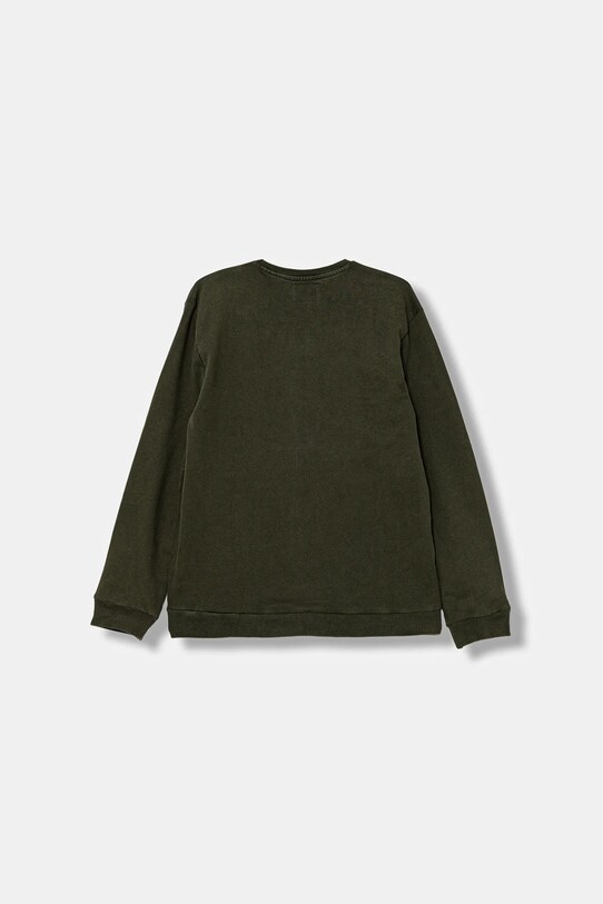 Guess bluza bawełniana dziecięca L5YQ07.KA6R4.9BYA zielony AW25