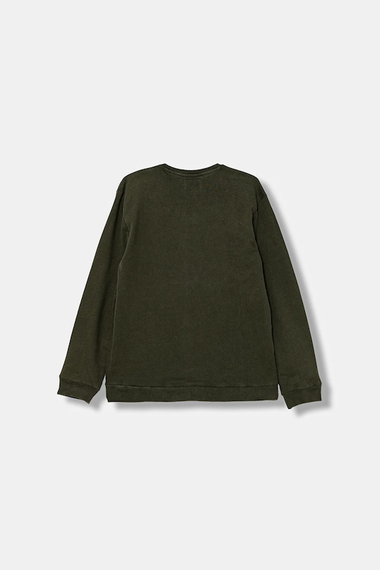 Guess hanorac de bumbac pentru copii L5YQ07.KA6R4.9BYA verde AW25