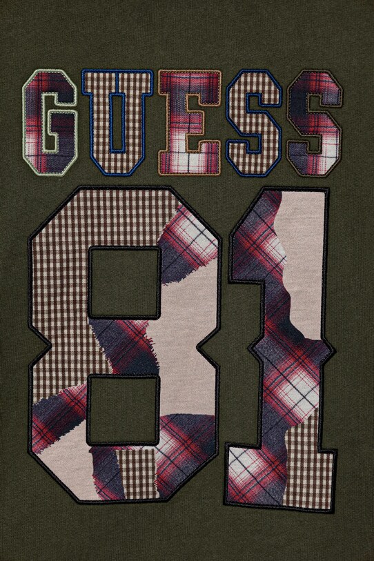 Chłopiec Guess bluza bawełniana dziecięca L5YQ07.KA6R4.9BYA zielony