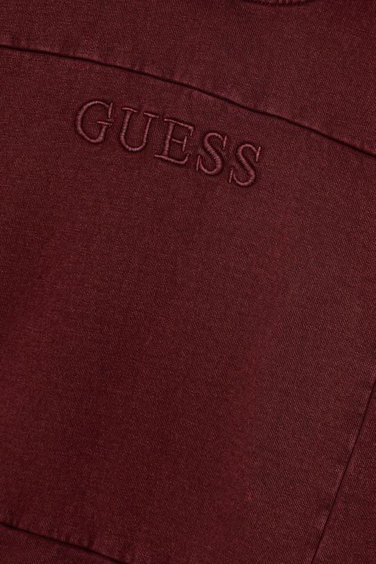 Chłopiec Guess bluza bawełniana dziecięca L5YQ08.KAX74.9BYA bordowy