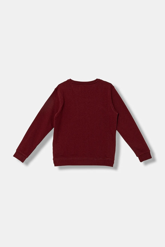 Παιδική βαμβακερή μπλούζα Guess L5YQ21.KAD74.9BYA μπορντό AW25