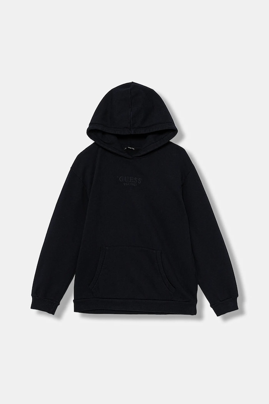 Guess bluza bawełniana dziecięca bawełna granatowy L5YQ25.KAV34.9BYA
