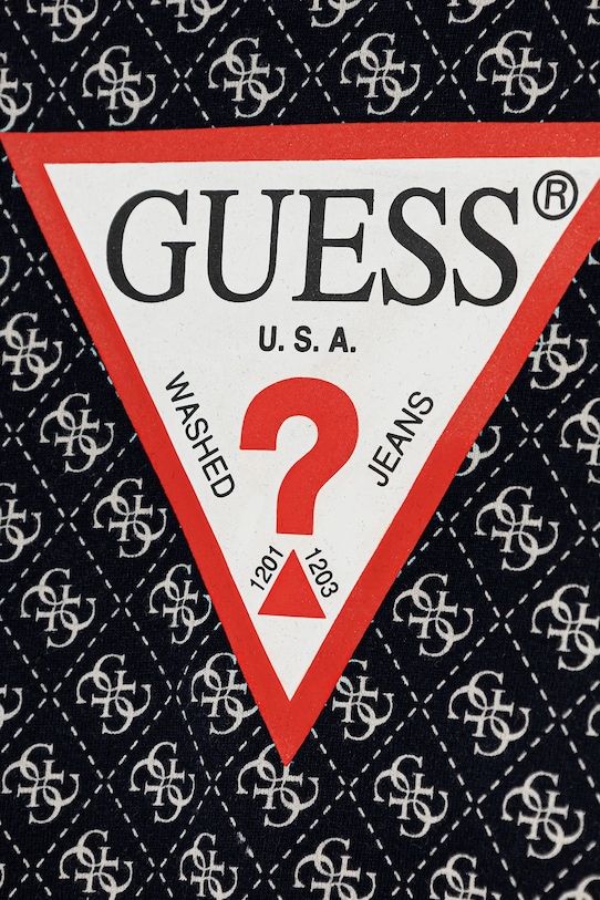 BIMBO Guess felpa in cotone bambino/a N5YQ00.KA6R4.9BYA blu