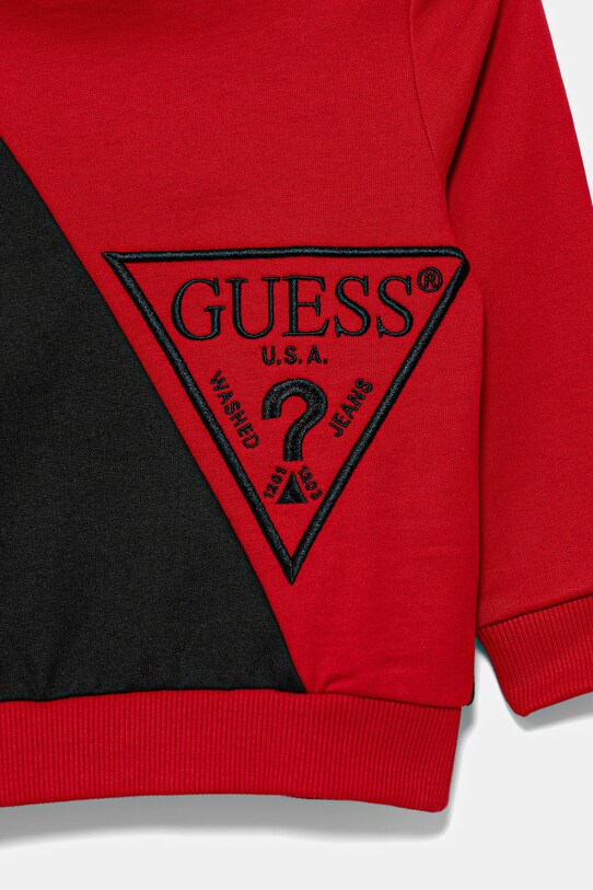 Chłopiec Guess bluza bawełniana dziecięca N5YQ04.KA6R4.9BYA czerwony
