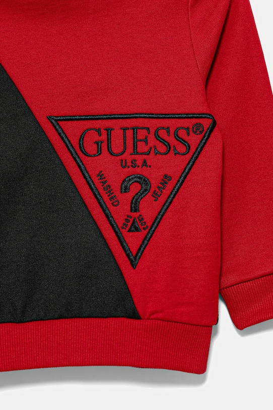 Chłopiec Guess bluza bawełniana dziecięca N5YQ04.KA6R4.9BYA czerwony