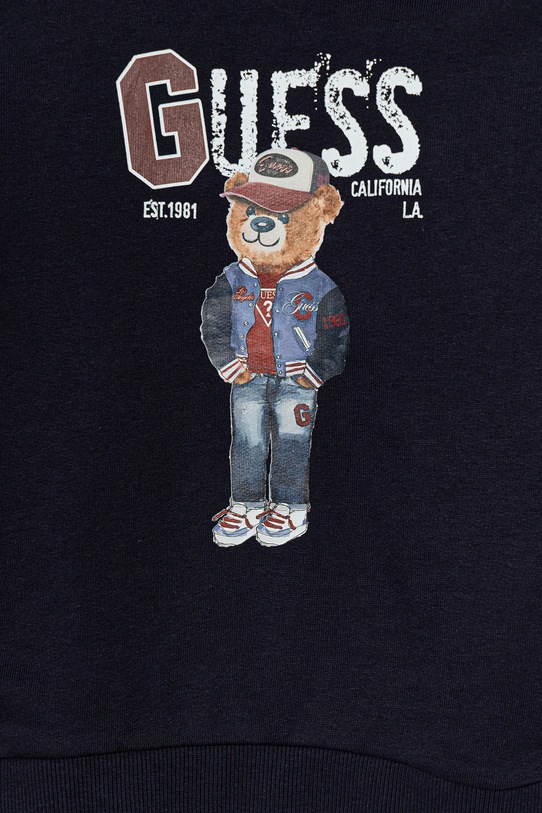 Chłopiec Guess bluza bawełniana dziecięca N5YQ05.KAD74.9BYA granatowy