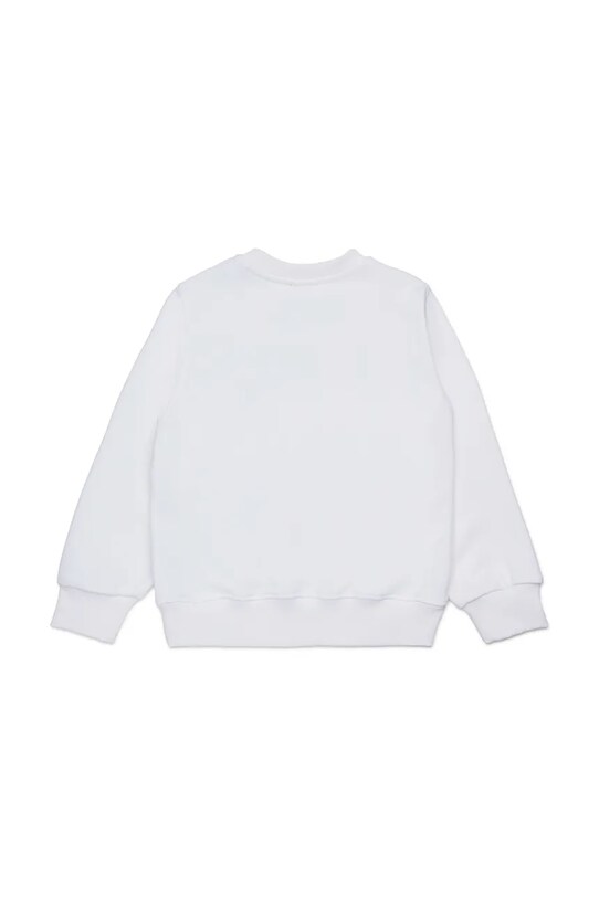 Diesel bluza bawełniana dziecięca SDROPS OVER SWEAT-SHIRT J02483 biały AW25