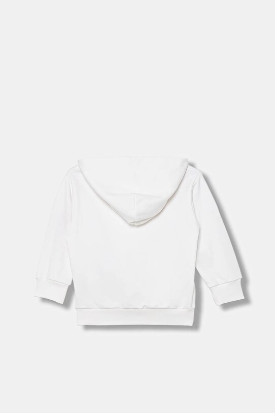 Otroški pulover Diesel SDROPSHOOD OVER SWEAT-SHIRT J02485 bela AW25