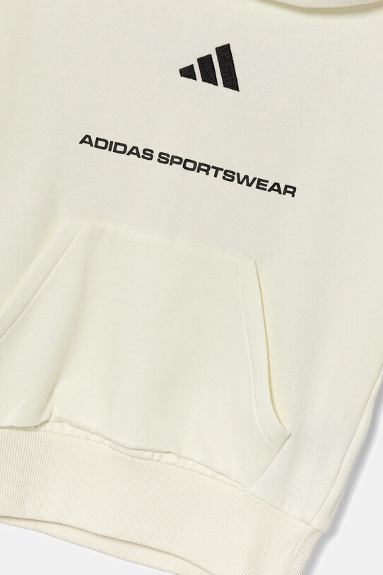 CHLAPEC Dětská mikina adidas KC2806 béžová