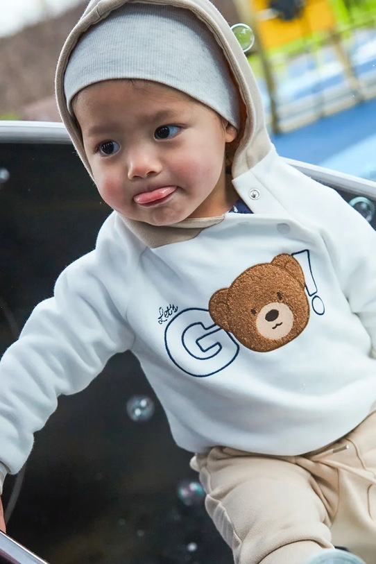 Mayoral bluza z kapturem beżowy 2414.3A.Baby.9BYA