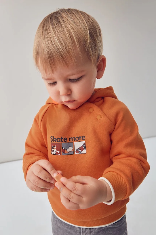 Mayoral bluza z kapturem pomarańczowy 2414.3A.Baby.9BYA