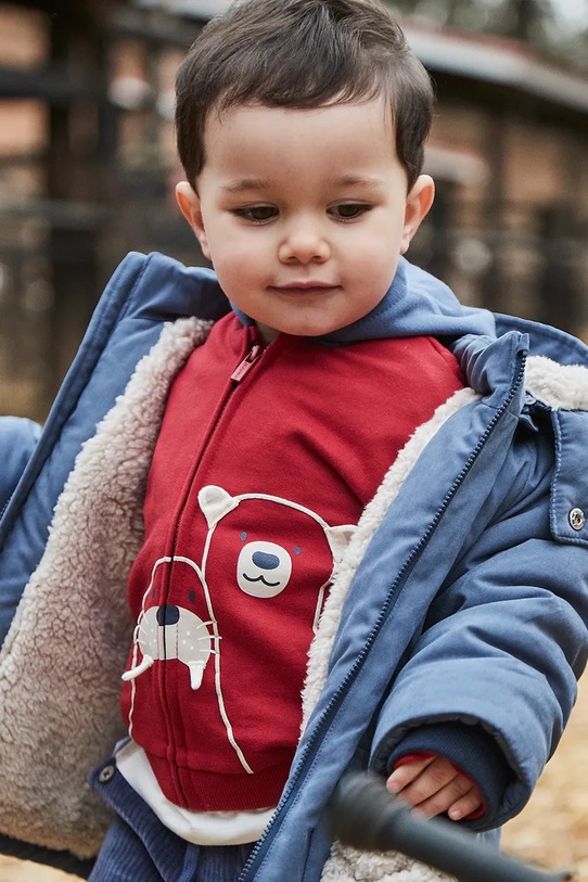 Mikina Mayoral s elastanem červená 2428.3E.Baby.9BYA