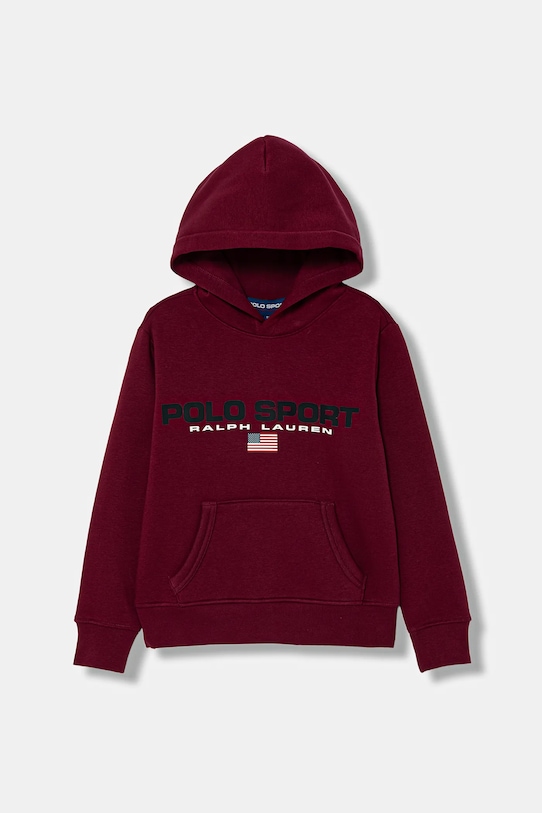 Детская кофта Polo Ralph Lauren с капюшоном бордо 323962111010