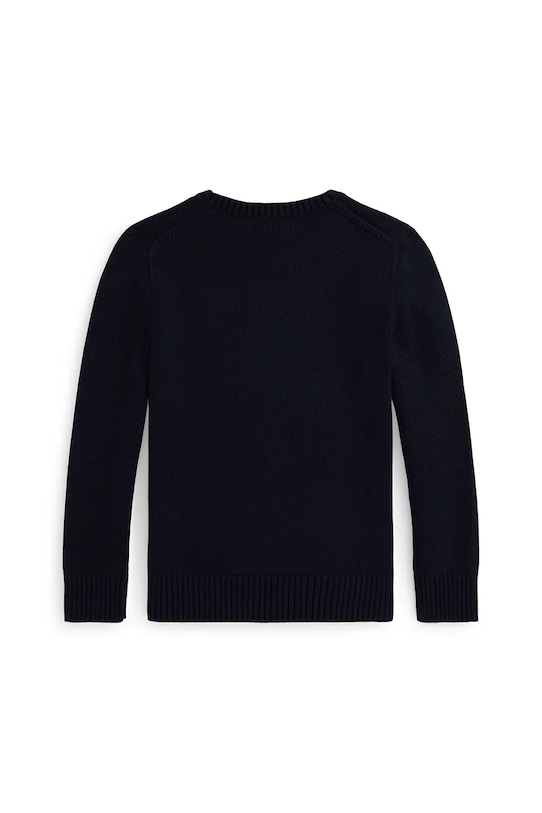 Băieți Polo Ralph Lauren hanorac de bumbac pentru copii 323978392001 bleumarin