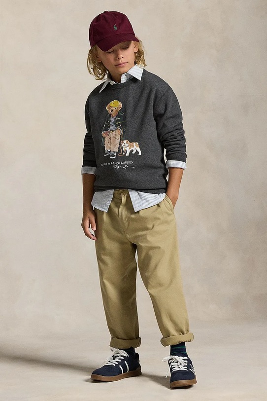 Παιδική μπλούζα Polo Ralph Lauren 323979490001 γκρί