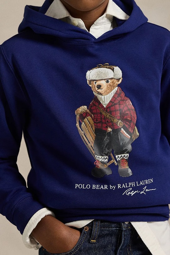 Polo Ralph Lauren bluza dziecięca 323981262001 fioletowy