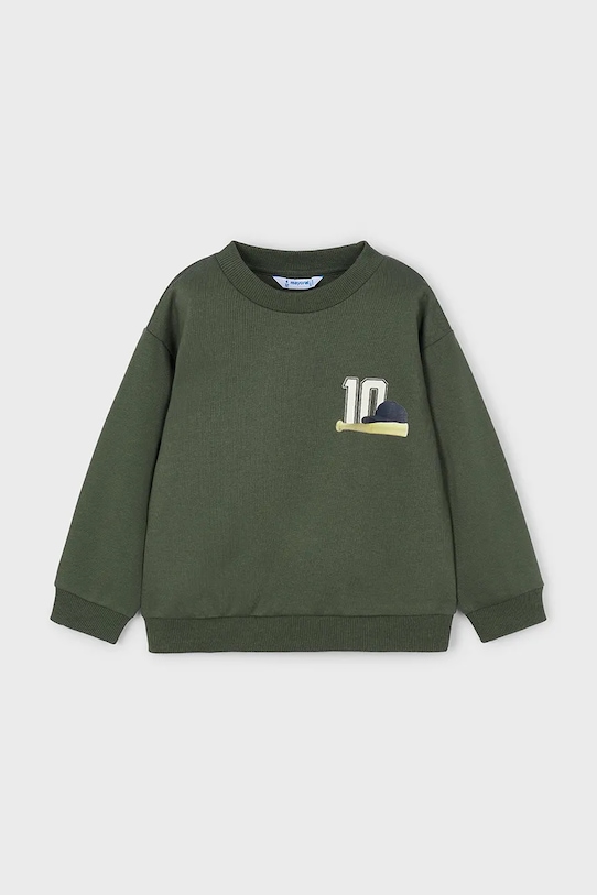 Mayoral hanorac de bumbac pentru copii 4401.5A.Mini.9BYA verde AW25